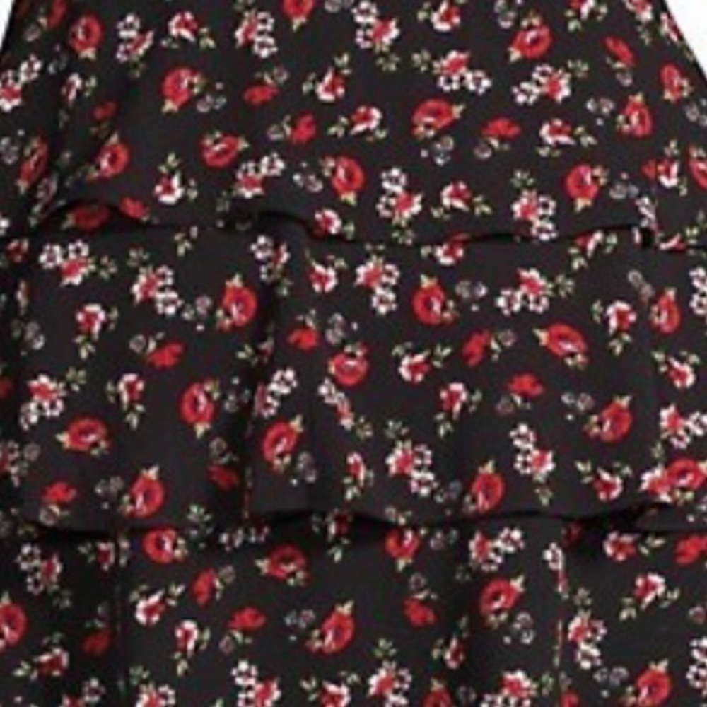 Lea & Viola Ruffle Floral Mini Skirt (Host Pick) Size Medium BRAND NEW - Picture 5 of 5